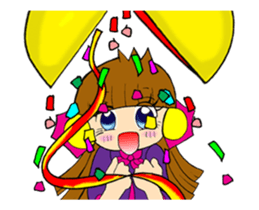 Running Moon princess p1 sticker #13142100