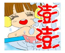 Running Moon princess p1 sticker #13142101