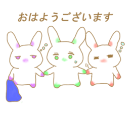 Club activities circumstances of rabbit sticker #13142318