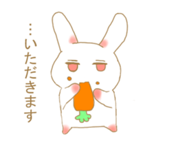 Club activities circumstances of rabbit sticker #13142319