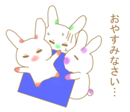 Club activities circumstances of rabbit sticker #13142320