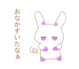 Club activities circumstances of rabbit sticker #13142321
