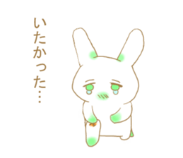 Club activities circumstances of rabbit sticker #13142328