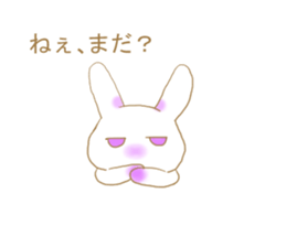 Club activities circumstances of rabbit sticker #13142342