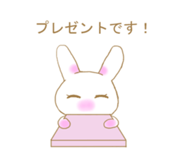 Club activities circumstances of rabbit sticker #13142343