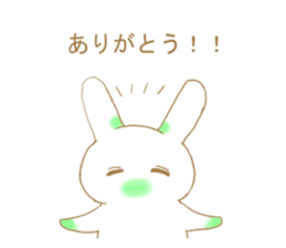 Club activities circumstances of rabbit sticker #13142344