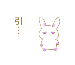 Club activities circumstances of rabbit sticker #13142356