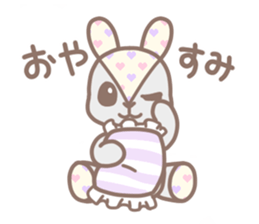 stuffed rabbit. sticker #13143223