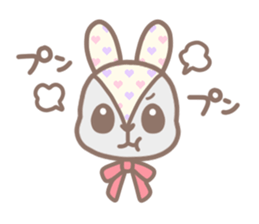stuffed rabbit. sticker #13143226