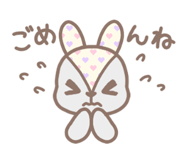stuffed rabbit. sticker #13143227