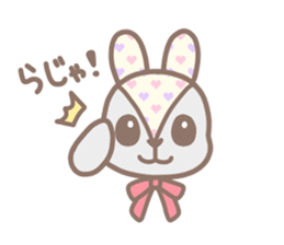 stuffed rabbit. sticker #13143229