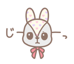 stuffed rabbit. sticker #13143230