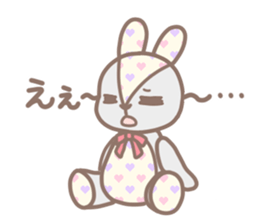 stuffed rabbit. sticker #13143231