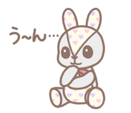 stuffed rabbit. sticker #13143232