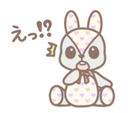 stuffed rabbit. sticker #13143233
