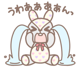 stuffed rabbit. sticker #13143235