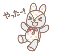 stuffed rabbit. sticker #13143237