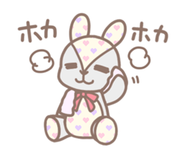 stuffed rabbit. sticker #13143239