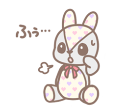 stuffed rabbit. sticker #13143240