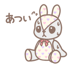 stuffed rabbit. sticker #13143242