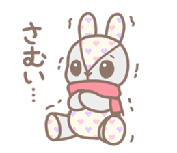 stuffed rabbit. sticker #13143243