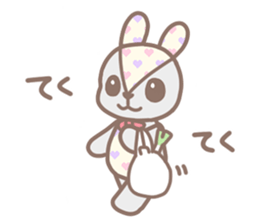 stuffed rabbit. sticker #13143246