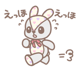stuffed rabbit. sticker #13143247