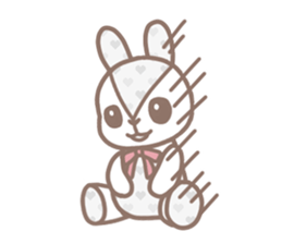 stuffed rabbit. sticker #13143249