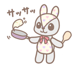 stuffed rabbit. sticker #13143250