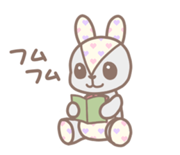 stuffed rabbit. sticker #13143254
