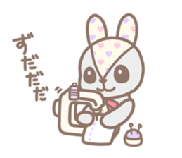 stuffed rabbit. sticker #13143256