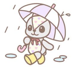 stuffed rabbit. sticker #13143257