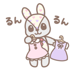 stuffed rabbit. sticker #13143258