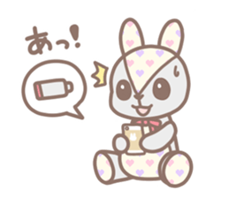 stuffed rabbit. sticker #13143260