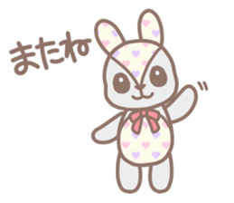 stuffed rabbit. sticker #13143261