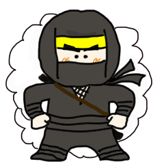 nin nin ninja sticker