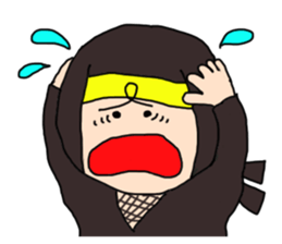nin nin ninja sticker sticker #13144083