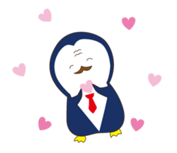 Everyday sticker of penguin principal sticker #13144206