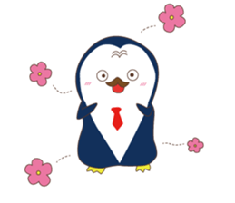 Everyday sticker of penguin principal sticker #13144211