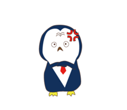 Everyday sticker of penguin principal sticker #13144213