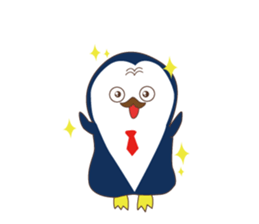 Everyday sticker of penguin principal sticker #13144214
