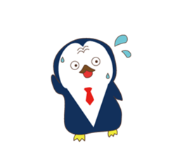 Everyday sticker of penguin principal sticker #13144215