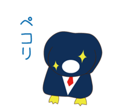 Everyday sticker of penguin principal sticker #13144228