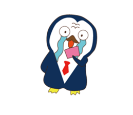 Everyday sticker of penguin principal sticker #13144231