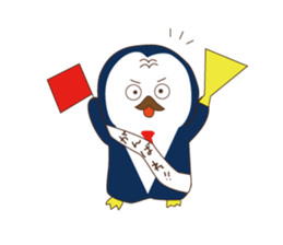Everyday sticker of penguin principal sticker #13144235
