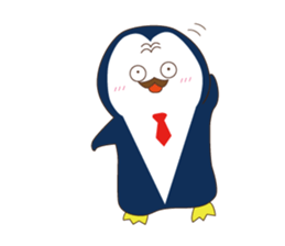 Everyday sticker of penguin principal sticker #13144243