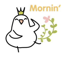 White Birds in the happy days sticker #13144406