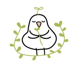 White Birds in the happy days sticker #13144410