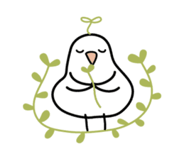 White Birds in the happy days sticker #13144410
