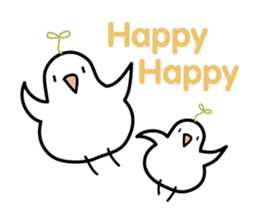White Birds in the happy days sticker #13144413